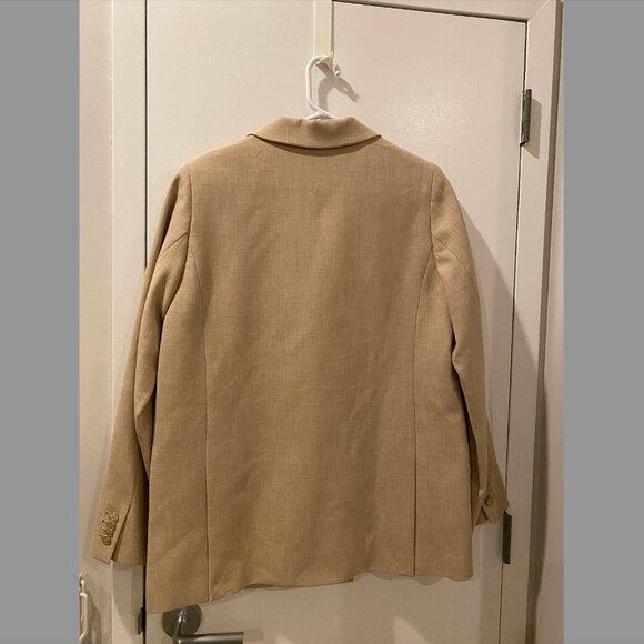 Aritzia Wilfred destiny blazer Heather oat beige Size 12 | New | Never worn - Picture 5 of 14